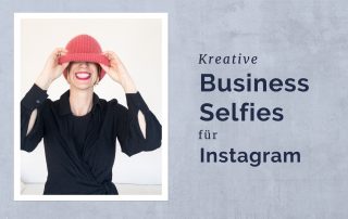 Ein kreatives Business Selfie wird gezeigt